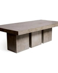 Seasonal Living Tuscan Dining Table - Slate Grey Outdoor Dining Table