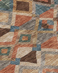 LOOMLAN Rugs Tuska Brown Washable Indoor-Outdoor Rug