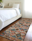 LOOMLAN Rugs Tuska Brown Washable Indoor-Outdoor Rug