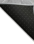 LOOMLAN Rugs Twillith Gray Washable Indoor-Outdoor Rug