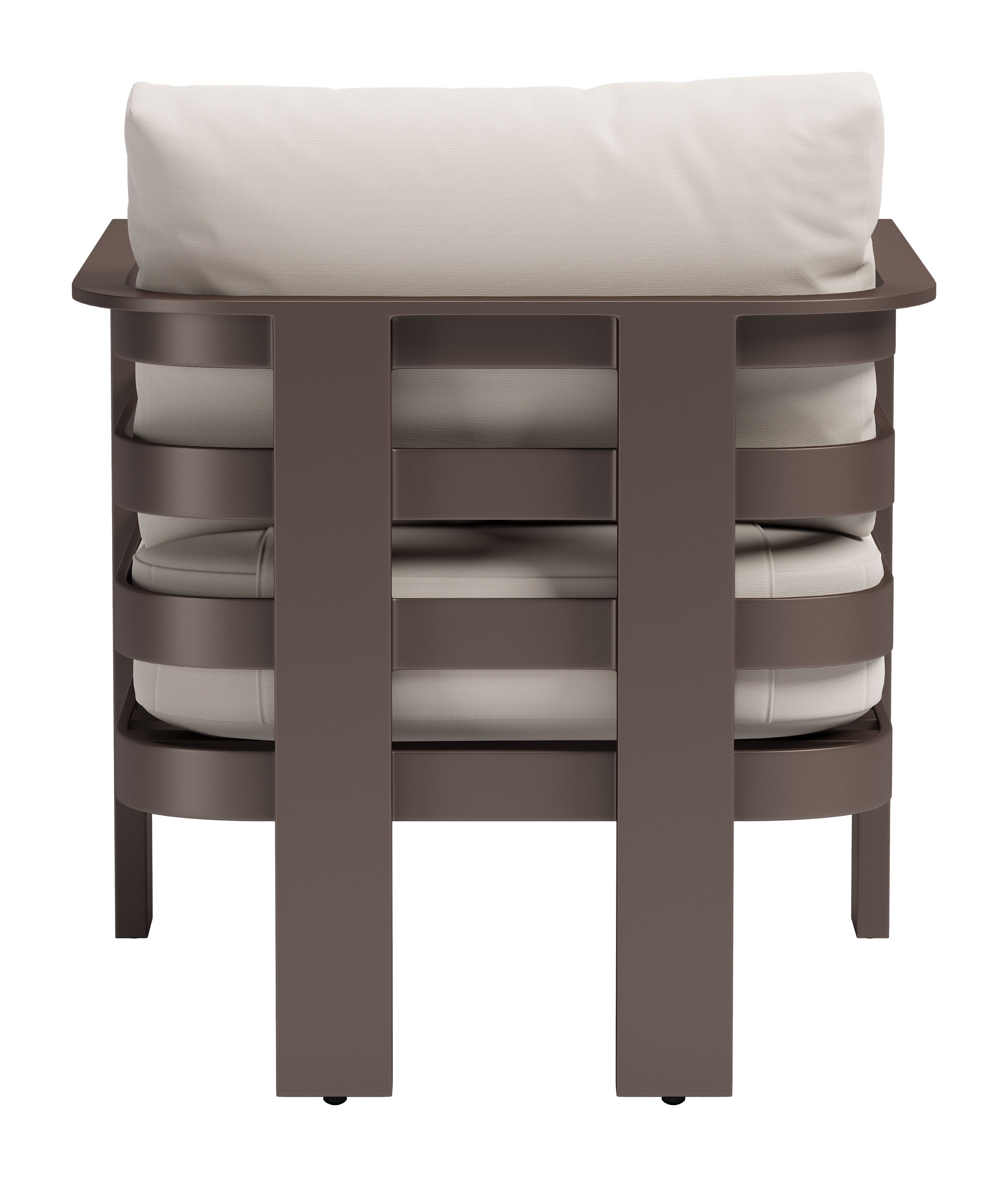 Bal Harbor White Arm Chair