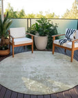 LOOMLAN Rugs Uma Ivory Washable Indoor-Outdoor Rug