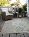 LOOMLAN Rugs Uma Ivory Washable Indoor-Outdoor Rug