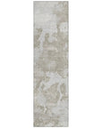 LOOMLAN Rugs Vantar Brown Washable Indoor-Outdoor Rug