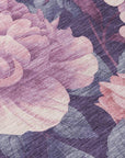 LOOMLAN Rugs Vashira Pink Washable Indoor-Outdoor Rug