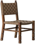Seasonal Living Vaterra Pecan Matte Patio Dining Side Chair (Set Of 2)