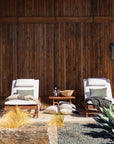 Vaterra Teak And Rattan Patio Pool Chaise (Set Of 2) - LOOMLAN - Seasonal Living - Outdoor Chaises