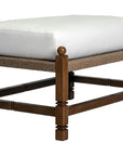 Seasonal Living Vaterra Weathered Pecan Finish Patio Ottoman