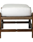 Seasonal Living Vaterra Weathered Pecan Finish Patio Ottoman