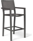 Vegas Aluminum Made Sling Outdoor Barstool - LOOMLAN - Sunset West - Outdoor Bar Stools