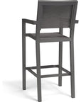 Vegas Aluminum Made Sling Outdoor Barstool - LOOMLAN - Sunset West - Outdoor Bar Stools