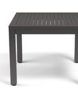 Vegas Aluminum Outdoor Dining Table - LOOMLAN - Sunset West - Outdoor Dining Tables