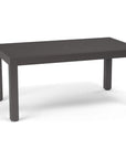 Vegas Aluminum Outdoor Dining Table - LOOMLAN - Sunset West - Outdoor Dining Tables