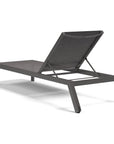 Vegas Aluminum Stackable Patio Chaise Lounge - LOOMLAN - Sunset West - Outdoor Chaises