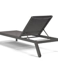 Vegas Aluminum Stackable Patio Chaise Lounge - LOOMLAN - Sunset West - Outdoor Chaises