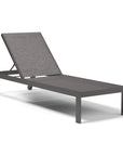 Vegas Aluminum Stackable Patio Chaise Lounge - LOOMLAN - Sunset West - Outdoor Chaises