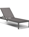 Vegas Aluminum Stackable Patio Chaise Lounge - LOOMLAN - Sunset West - Outdoor Chaises