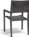 Vegas Stackable Sling Dining Chair 2PC - LOOMLAN - Sunset West - Outdoor Dining Chairs
