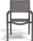 Vegas Stackable Sling Dining Chair 2PC - LOOMLAN - Sunset West - Outdoor Dining Chairs