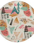 LOOMLAN Rugs Veldorah Ivory Washable Indoor-Outdoor Rug