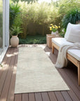 LOOMLAN Rugs Velina Beige Washable Indoor-Outdoor Rug