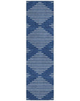 LOOMLAN Rugs Velina Blue Washable Indoor-Outdoor Rug