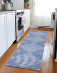 LOOMLAN Rugs Velina Denim Washable Indoor-Outdoor Rug