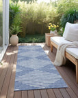 LOOMLAN Rugs Velina Denim Washable Indoor-Outdoor Rug