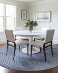 LOOMLAN Rugs Velina Denim Washable Indoor-Outdoor Rug