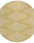 LOOMLAN Rugs Velina Gold Washable Indoor-Outdoor Rug