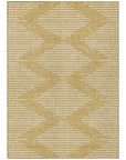 LOOMLAN Rugs Velina Gold Washable Indoor-Outdoor Rug