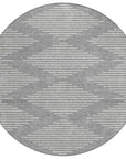 LOOMLAN Rugs Velina Gray Washable Indoor-Outdoor Rug