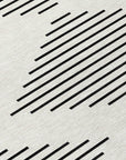 LOOMLAN Rugs Velina Ivory Washable Indoor-Outdoor Rug