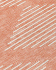 LOOMLAN Rugs Velina Salmon Washable Indoor-Outdoor Rug