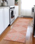 LOOMLAN Rugs Velina Salmon Washable Indoor-Outdoor Rug