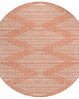 LOOMLAN Rugs Velina Salmon Washable Indoor-Outdoor Rug