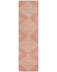 LOOMLAN Rugs Velina Salmon Washable Indoor-Outdoor Rug
