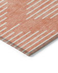 LOOMLAN Rugs Velina Salmon Washable Indoor-Outdoor Rug