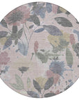 LOOMLAN Rugs Velustre Pink Washable Indoor-Outdoor Rug