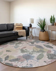 LOOMLAN Rugs Velustre Pink Washable Indoor-Outdoor Rug