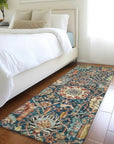 LOOMLAN Rugs Verona Blue Washable Indoor-Outdoor Rug