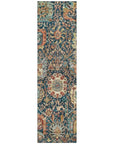 LOOMLAN Rugs Verona Blue Washable Indoor-Outdoor Rug