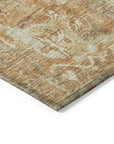 LOOMLAN Rugs Verona Brown Washable Indoor-Outdoor Rug