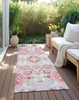 LOOMLAN Rugs Vespera Blush Washable Indoor-Outdoor Rug