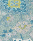 LOOMLAN Rugs Vespera Teal Washable Indoor-Outdoor Rug