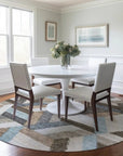 LOOMLAN Rugs Viella Brown Washable Indoor-Outdoor Rug