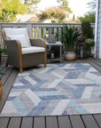 LOOMLAN Rugs Viella Denim Washable Indoor-Outdoor Rug