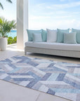 LOOMLAN Rugs Viella Denim Washable Indoor-Outdoor Rug
