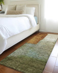 LOOMLAN Rugs Vienna Green Washable Indoor-Outdoor Rug