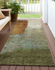 LOOMLAN Rugs Vienna Green Washable Indoor-Outdoor Rug